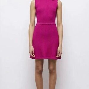 The Kooples Vibrant Pink Sleeveless Mini Dress